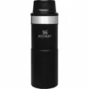 Tasse Isotherme Stanley The Trigger Action Travel Mug Mat Black Pebble 0.35L -Meilleur Camping Magasin 1 377x1200 1