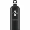 Bouteille D'Eau Sigg Mountain 1L Black -Meilleur Camping Magasin 1.0l 8744.50 alu traveller mountain black