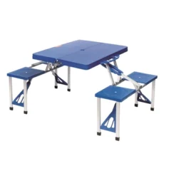 Table De Pique-Nique Camp-Gear Basic Repliable Bleu