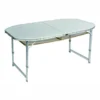 Table Bo-Camp Premium Ovale Modèle De Valise (150x80 Cm) -Meilleur Camping Magasin 1404405