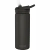 Gourde Isotherme CamelBak Eddy+ Vacuum Insulated RVS Jet 0,6L -Meilleur Camping Magasin 1649001060 V1