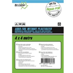 Tapis De Sol Bo-Camp Aqua-Folie Noir (4 X 4 M)