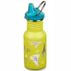 Bouteille De Voyage Klean Kanteen Kids Classic Narrow Safari 355 Ml -Meilleur Camping Magasin 2 K12CNSIPPY SI B