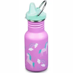 Bouteille De Voyage Klean Kanteen Kids Classic Narrow Unicorns 355 Ml -Meilleur Camping Magasin 2 K12CNSIPPY UN B