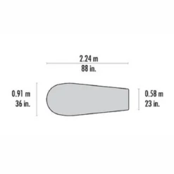 Sac Bivouac MSR E-Bivy Geel -Meilleur Camping Magasin 3 10852 2019 msr ebivy floorplan