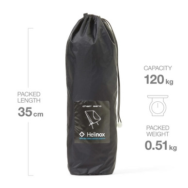 Chaise De Camping Helinox Chair Zero Grey 5 Chaise De Camping Helinox Chair Zero Grey – Image 3