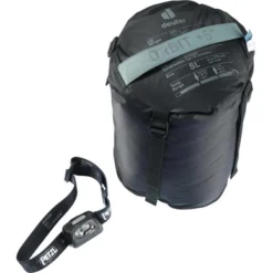 Sac De Couchage Deuter Orbit +5G SL Zip Left Shale Slate-Blue -Meilleur Camping Magasin 3 gfjfj