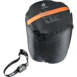 Sac De Couchage Deuter Orbit -5G SL Zip Left Mandarine Slate-Blue -Meilleur Camping Magasin 3 yyqqq
