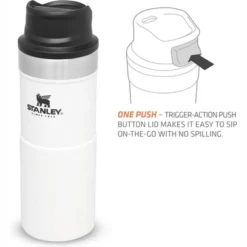 Tasse Isotherme Stanley The Trigger Action Travel Mug Polar 0.35L -Meilleur Camping Magasin 4 1100x1200 1