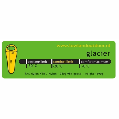 Sac De Couchage Lowland Glacier Lime (Gauche) 5 Sac De Couchage Lowland Glacier Lime (Gauche) – Image 4