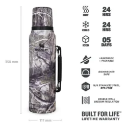 Bouteille Isotherme Stanley The Legendary Classic Bottle Mossy Oak Country DNA 1L -Meilleur Camping Magasin 4 image 1 2