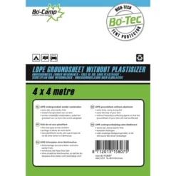 Tapis De Sol Bo-Camp Transparent (4 X 4 M)