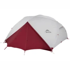 Tente MSR Elixir 4 Tent Gray V2 -Meilleur Camping Magasin 5 10313 msr elixir 4 grey fly door closed