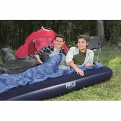 Matelas Gonflable Pavillo Flocked Blue Queen -Meilleur Camping Magasin Bestway 67003 INT 12