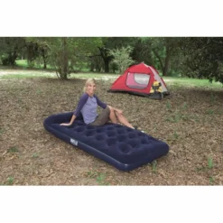 Matelas Gonflable Pavillo Camping Airbed Flocked Twin -Meilleur Camping Magasin Bestway 67224 INT 17