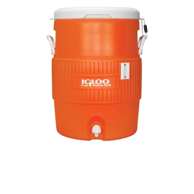 Glacière Igloo 10 Gallon Seat Top Cup Dispenser Orange White 3 Glacière Igloo 10 Gallon Seat Top Cup Dispenser Orange White