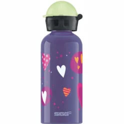 Gourde Sigg Glow Heartballoons Clear 0,4L