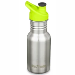 Bouteille De Voyage Klean Kanteen Kids Classic Narrow Sippydop Brushed Stainless 355 Ml