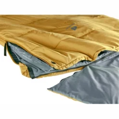 Sac De Couchage Deuter Orbit SQ +6G Zip Left Caramel Teal -Meilleur Camping Magasin deuter orbit sq 6 3702022 6321 5329