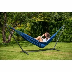 Hamac Tropilex Single Plain Blue -Meilleur Camping Magasin hammock plain blue 212