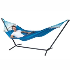 Hamac Tropilex Single Relax Bleu -Meilleur Camping Magasin hammock relax blue 51