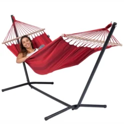 Hamac Tropilex Single Relax Rouge -Meilleur Camping Magasin hammock relax red 50