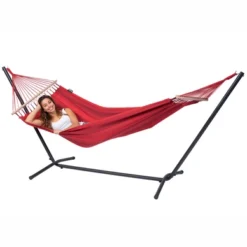 Hamac Tropilex Single Relax Rouge -Meilleur Camping Magasin hammock relax red 51