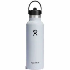 Bouteille Isotherme Hydro Flask Standard Flex Straw Cap White 621 Ml