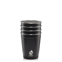 Gobelet De Voyage Mizu Party Cup Black 300ml(4-Pieces)